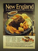 1979 Campbell&#39;s Soup Ad - New England Boiled Dinner - $18.49