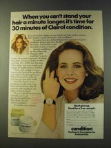 1979 Clairol Condition Ad - Can't Stand Your Hair - $18.49