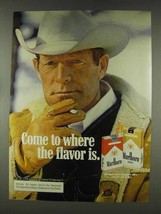 1978 Marlboro Cigarettes Ad - Marlboro Man, Cowboy - Come to Flavor - £14.78 GBP