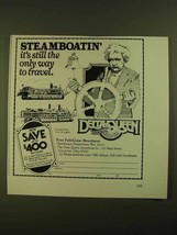 1979 Delta Queen Steamboat Ad - The Only Way to Travel - £14.48 GBP