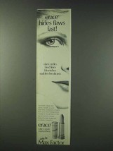 1978 Max Factor erace Creamy Cover-up Ad - $18.49