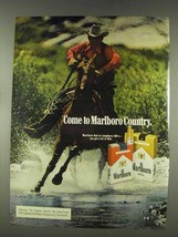 1978 Marlboro Cigarettes Ad - Marlboro Man, Cowboy - Come to Marlboro Country - £14.78 GBP
