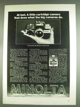 1978 Minolta 110 Zoom SLR Camera Ad - At Last - £14.78 GBP