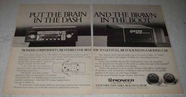 1979 Pioneer Ad - Tuner/Cassette Deck KEX-23 - $18.49