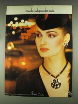 1979 Pierre Cardin Jewelry Ad - Redefines the Neck - $18.49