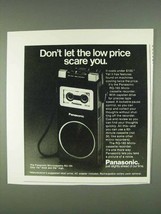 1978 Panasonic Microcassette RQ-165 Recorder Ad - £14.78 GBP