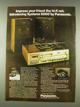 1978 Panasonic Systems 5000 Stereo Ad - Hi-Fi Nut - £14.78 GBP