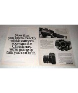 1978 Pentax ME Camera Ad - Want for Christmas - £14.78 GBP