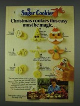 1978 Pillsbury Sugar Cookies Ad - Christmas Cookies - £14.56 GBP