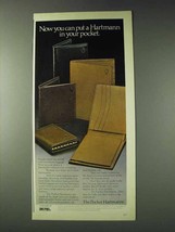 1978 Pocket Hartmann Wallets Ad - Put in Your Pocket - £14.78 GBP