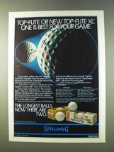 1979 Spalding Top-Flite and Top-Flite XL Golf Balls Ad - $18.49