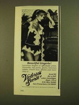 1979 Victoria's Secret Lingerie Ad - Beautiful Lingerie - $18.49