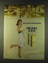 1979 Virginia Slims Cigarettes Ad, Back Seat To Husband - £14.54 GBP