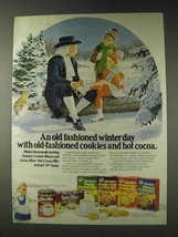 1978 Quaker Cookie Mixes &amp; Swiss Miss Hot Cocoa Mix Ad - £14.61 GBP