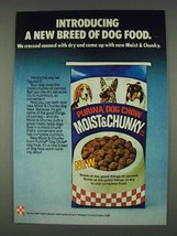 1978 Purina Moist &amp; Chunky Dog Chow Ad - £14.55 GBP