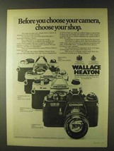 1979 Wallace Heaton Nikon FM, Olympus OM1 Ad - £14.55 GBP