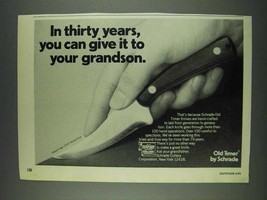 1978 Schrade Old Timer Sharp Finger 1520T Knife Ad - £14.54 GBP