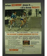 1978 Schwinn 5-speed Suburban Bicycle Ad - Done Right - £14.78 GBP