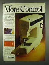 1978 Sears Model #1980 Sewing Machien Ad - Control - $18.49