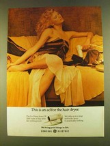 1980 General Electric Go Dryer Ad - Ad For Hair Dryer - £14.76 GBP