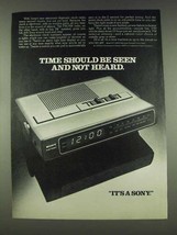1978 Sony ICF-C800W Electronic Digimatic Clock Radio Ad - $18.49
