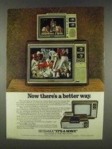 1978 Sony SL-8200 Betmax Videotape Deck Ad - Better Way - £14.78 GBP