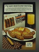 1978 Swift Premium Brown &#39;N Serve Sausage Ad - £14.45 GBP