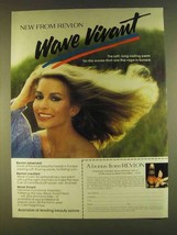 1980 Revlon Wave Vivant Ad - $18.49