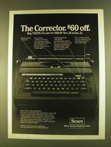 1980 Sears Corrector Typewriter Ad - £14.60 GBP