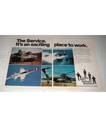 1978 U.S. Army, Navy, Air Force and Marines Ad - £14.78 GBP