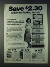 1978 Vaseline and Q-Tips Ad - Save With These Brands - £14.00 GBP