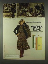 1978 Virginia Slims Cigarettes Ad - Throwing Out Woman - $18.49