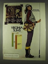 1978 Virginia Slims Cigarettes Ad - Come a Long Way - £14.56 GBP