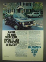 1978 Volkswagen Rabbit Ad - Most Successful Car - £14.49 GBP