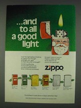 1978 Zippo Cigarette Lighter Ad - To All a Good Light - $18.49