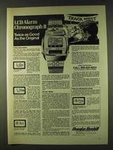 1979 Advance LCD Alarm Chronograph II Watch Ad - Twice as Good - £14.46 GBP