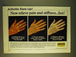 1979 Anacin Pain Reliever Ad - Arthritis Flare-Up - £14.54 GBP