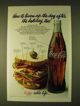 1979 Coca-Cola Soda Ad - Liven Up the Day After Holiday - £14.78 GBP