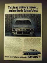 1979 Datsun Cars Ad - This is no Ordinary Shower - £14.78 GBP