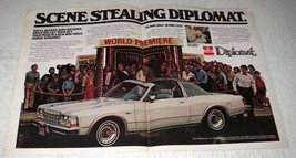 1979 Dodge Diplomat Ad - Scene Stealing Diplomat - $18.49