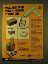 1979 G.E. Ad - Zonar, Light &#39;N Easy Steam &amp; Dry Iron - £14.77 GBP
