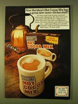 1979 Hershey&#39;s Hot Cocoa Mix Ad - It&#39;s Hot Stuff - £14.53 GBP