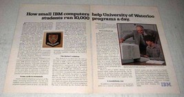 1979 IBM Ad - 4978 Terminal WIDJET Series/1 Computer - $18.49