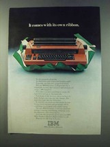 1979 IBM Electronic 75 Typewriter Ad - With Own Ribbon - £14.53 GBP