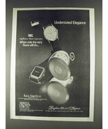 1979 IWC Watches Ad - Understated Elegance - £14.78 GBP