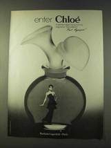 1979 Karl Lagerfeld Chloe Perfume Ad - Enter Chloe - £14.78 GBP