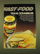 1979 Kraft Cheez Whiz Ad - Texas Scrambler - £14.54 GBP