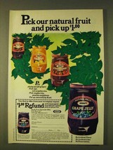 1979 Kraft Grape Jelly Ad - Pick Our Natural Fruit - $18.49