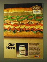 1979 Kraft Miracle Whip Ad - Our Hero - £14.65 GBP