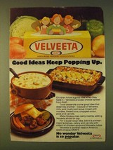 1979 Kraft Velveeta Cheese Spread Ad - Popping Up - £14.78 GBP